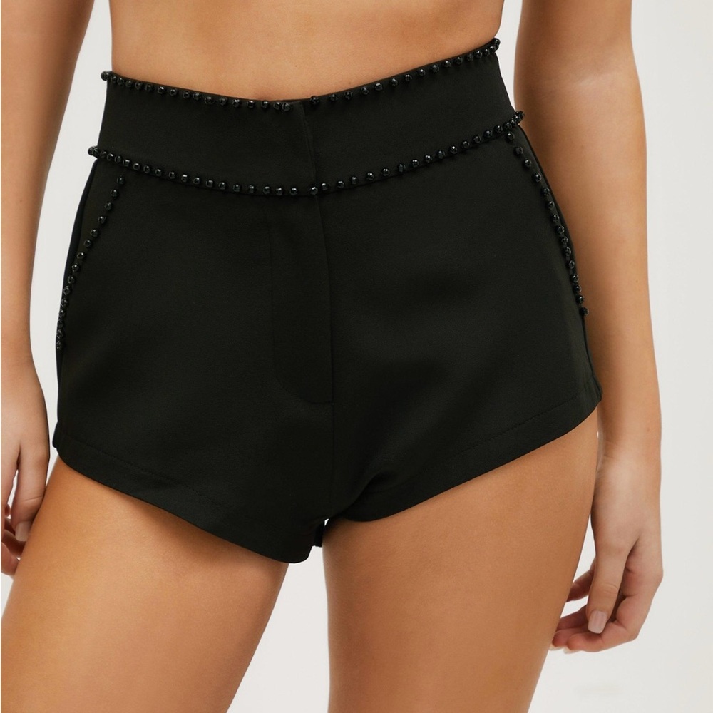 Premium Tailored Bead Embellished Knicker Shorts